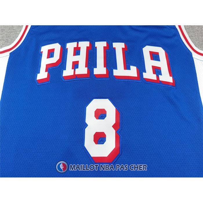 Maillot Philadelphia 76ers Paul George NO 8 Icon 2024-25 Bleu